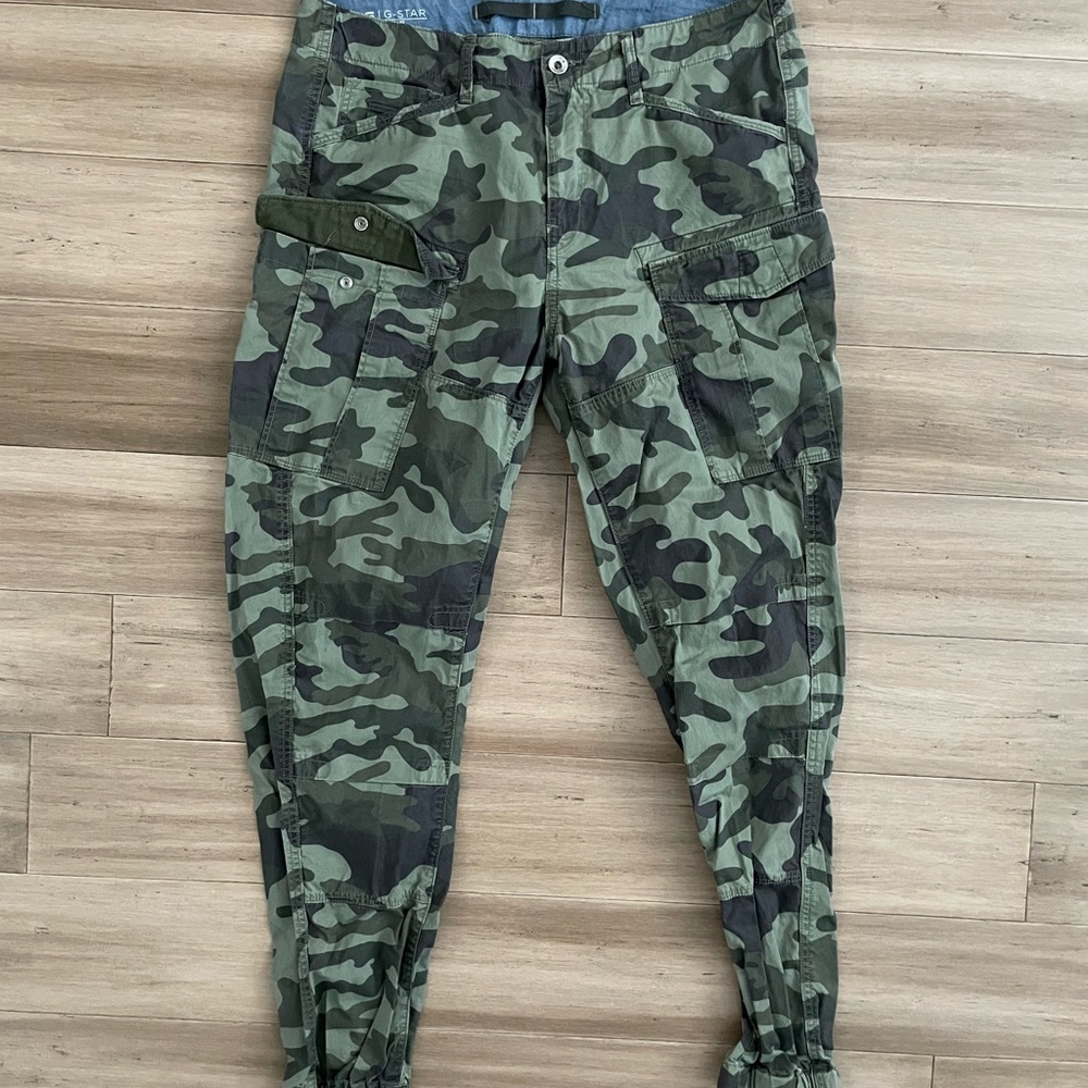 G-Star Womens Rovic Trainers, Camo, size 29
